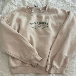 Princess Polly off white crewneck